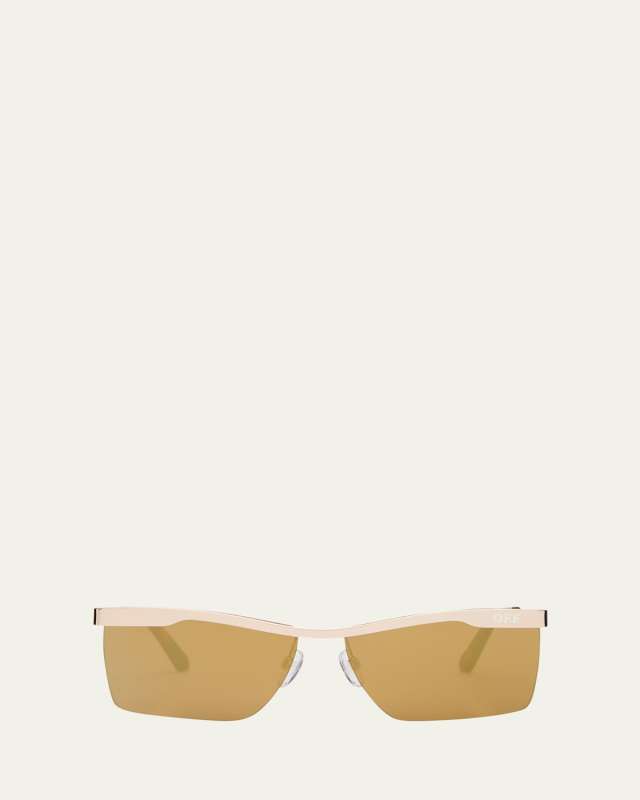 Rimini Metal Alloy & Plastic Aviator Sunglasses